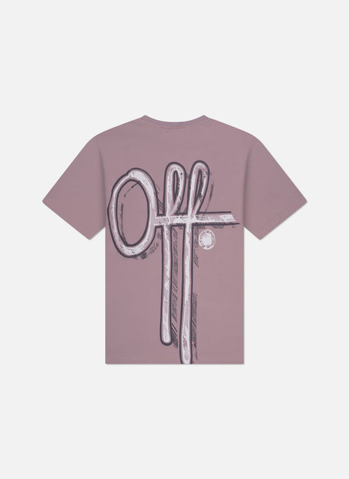 OFF THE PITCH LANDSCAPE REGULAR TEE Lavender