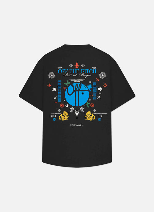 OFF THE PITCH GLOBAL OVERSIZED TEE Black