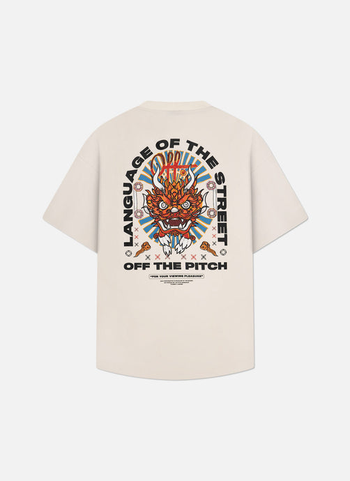 OFF THE PITCH DRAGON OVERSIZED TEE Off-White