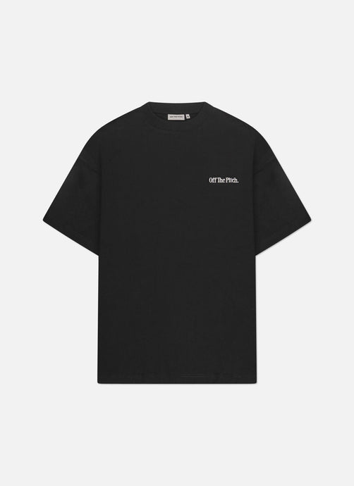 OFF THE PITCH WARDROBE ESSENTIALS TEE Black
