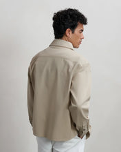 Afbeelding in Gallery-weergave laden, FILLING PIECES OVERSHIRT COTTON TWILL WHITE PEPPER