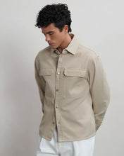 Afbeelding in Gallery-weergave laden, FILLING PIECES OVERSHIRT COTTON TWILL WHITE PEPPER