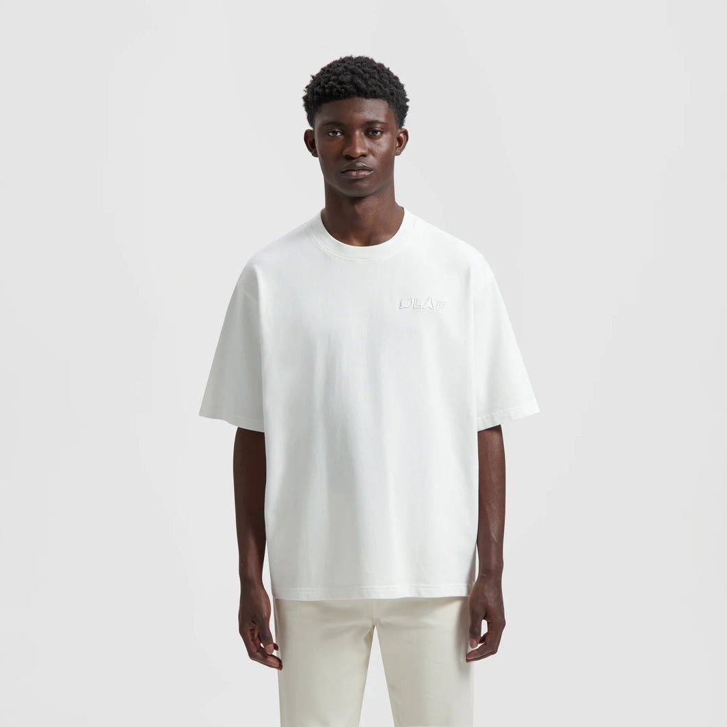 ØLÅF Heavyweight Studio Tee Optical White