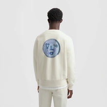 Afbeelding in Gallery-weergave laden, ØLÅF Spiral Face Crewneck Off-White
