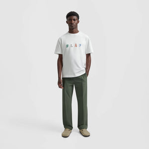 ØLÅF Sans Embro Logo Tee Optical White