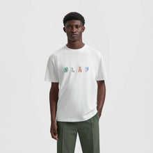 Afbeelding in Gallery-weergave laden, ØLÅF Sans Embro Logo Tee Optical White