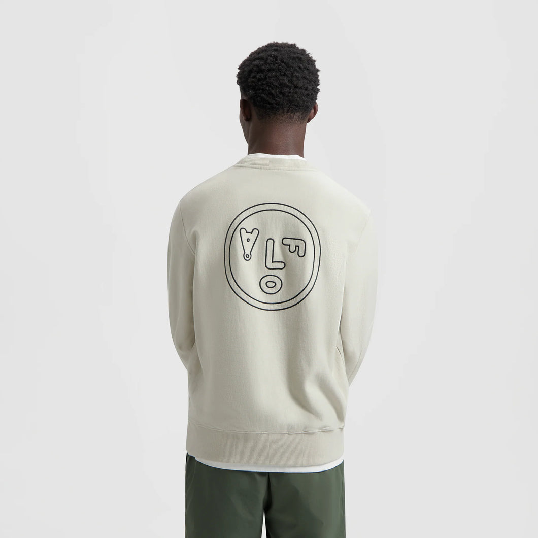 ØLÅF Face Crewneck Cement