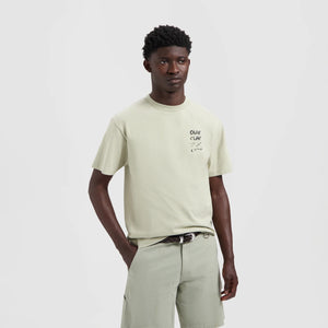 ØLÅF Spray Graphic Tee - Light Sage