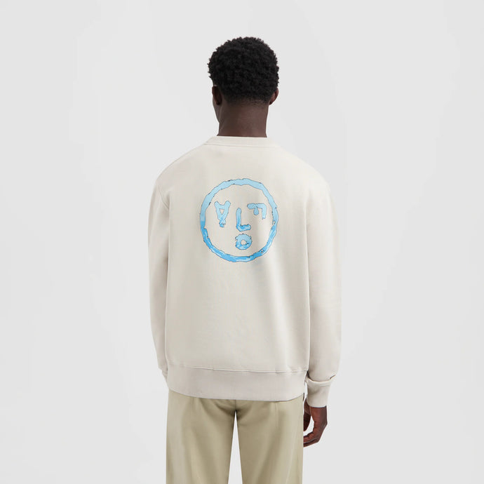 ØLÅF Sunscreen Face Crewneck - Cement