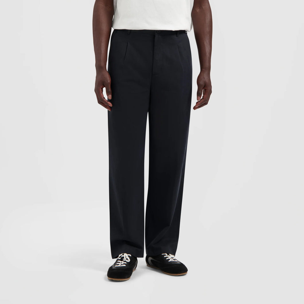 ØLÅF Regular Pleated Pant Navy