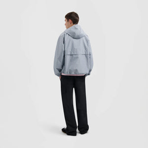 ØLÅF Checked Windbreaker Blue