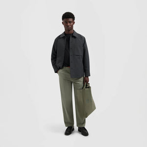 ØLÅF Regular Pleated Pant Smokey Olive