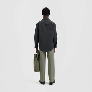 ØLÅF Regular Pleated Pant Smokey Olive