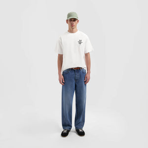 ØLÅF Spray Monogram Graphic Tee Optical White