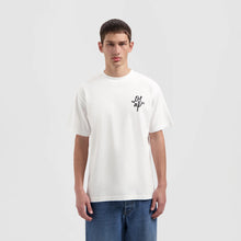 Afbeelding in Gallery-weergave laden, ØLÅF Spray Monogram Graphic Tee Optical White