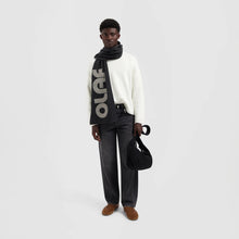 Afbeelding in Gallery-weergave laden, ØLÅF Signature Knitted Crewneck White