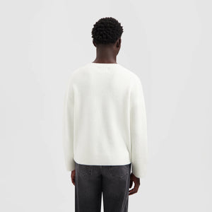 ØLÅF Signature Knitted Crewneck White