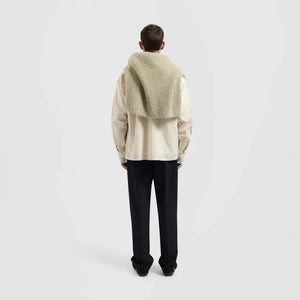 ØLÅF Textured Boxy Shirt Off-White