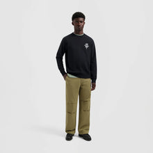 Afbeelding in Gallery-weergave laden, ØLÅF Monogram Graphic Crewneck Black