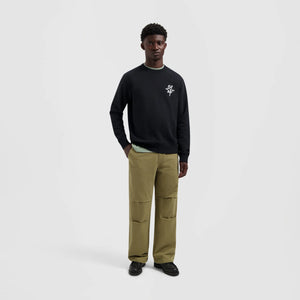 ØLÅF Monogram Graphic Crewneck Black