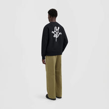 Afbeelding in Gallery-weergave laden, ØLÅF Monogram Graphic Crewneck Black