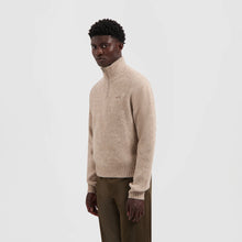 Afbeelding in Gallery-weergave laden, ØLÅF Signature Knitted Zip Mock Hemp