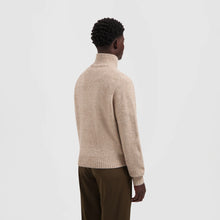 Afbeelding in Gallery-weergave laden, ØLÅF Signature Knitted Zip Mock Hemp