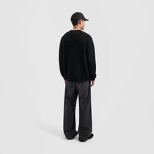 Afbeelding in Gallery-weergave laden, ØLÅF Signature Knitted Cardigan Black