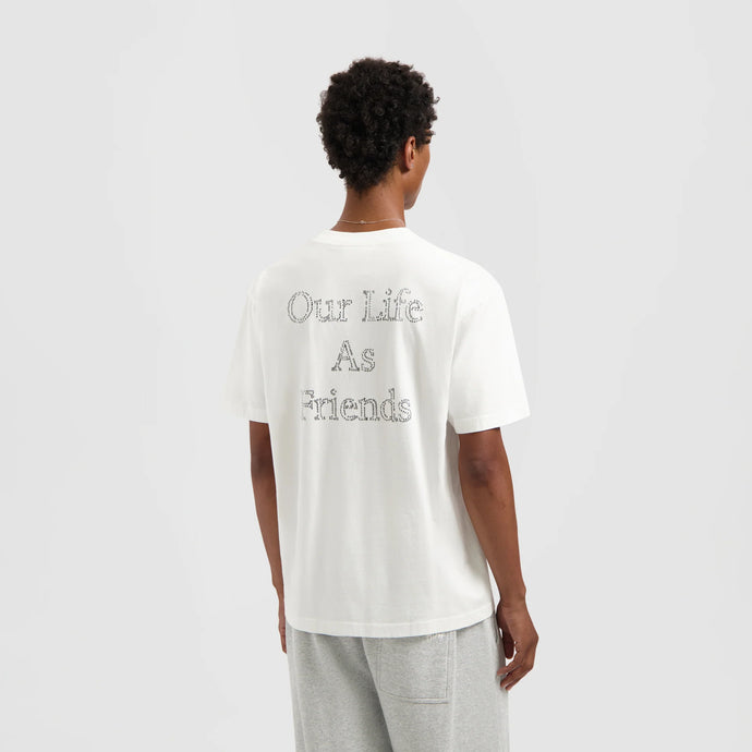 ØLÅF Crafted Friends Tee Optical White