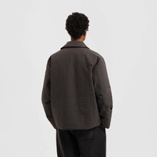 Afbeelding in Gallery-weergave laden, ØLÅF CHECKED PADDED COACH JACKET  Hot Fudge