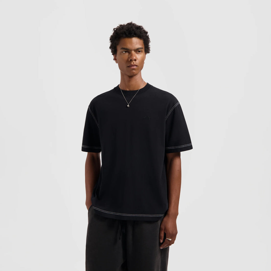 ØLÅF Contrast Signature Tee Black