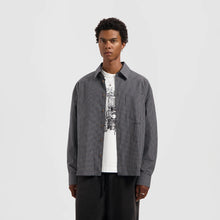 Afbeelding in Gallery-weergave laden, ØLÅF Checked Boxy Shirt Hot Fudge