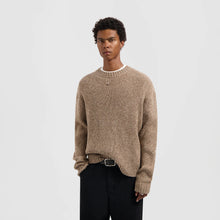 Afbeelding in Gallery-weergave laden, ØLÅF ESSENTIAL MELANGE KNITED CREWNECK  Foxtrot