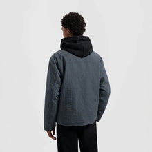 Afbeelding in Gallery-weergave laden, ØLÅF Checked Padded Coach Jacket Navy