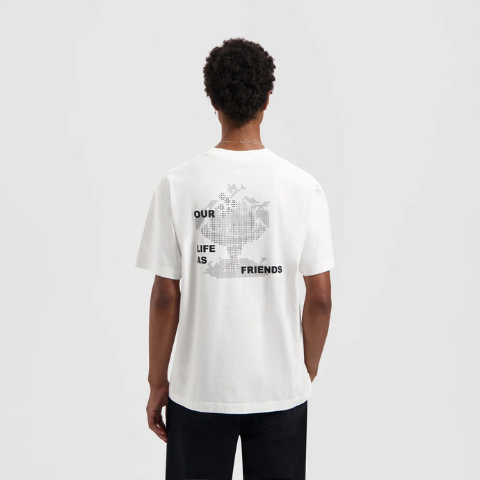 ØLÅF Crafted Fruit Bowl Tee Optical White