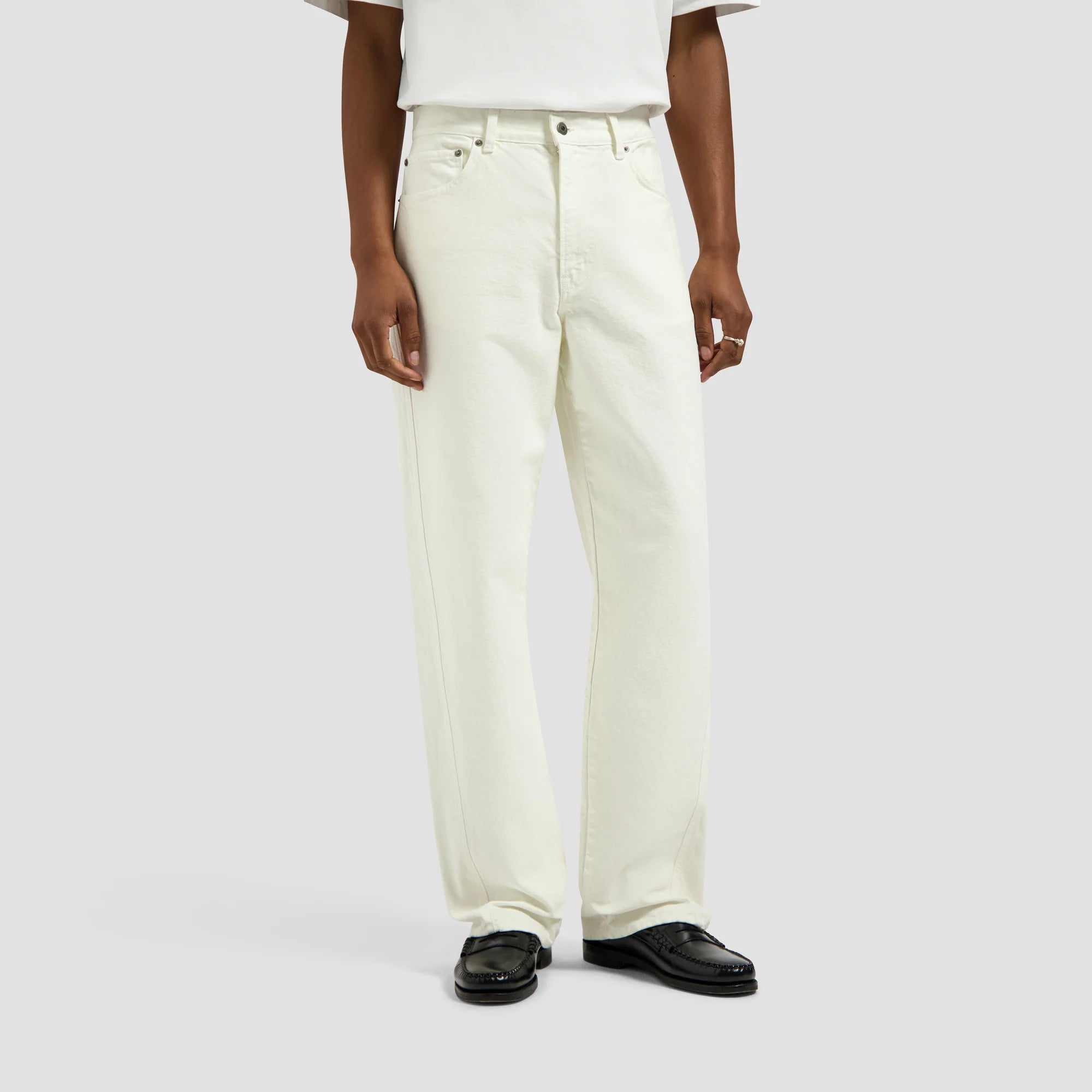 OLAF RELAXED CANVAS PANT - OFF WHITE