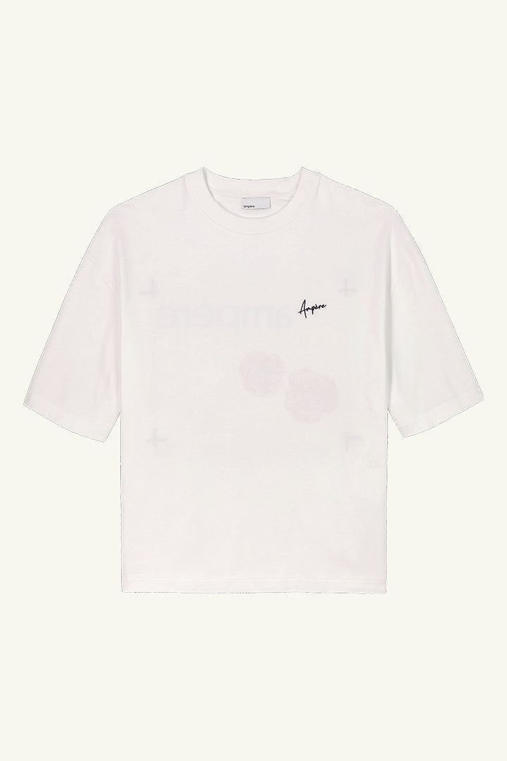 AMPERE August Interlock Tee in White