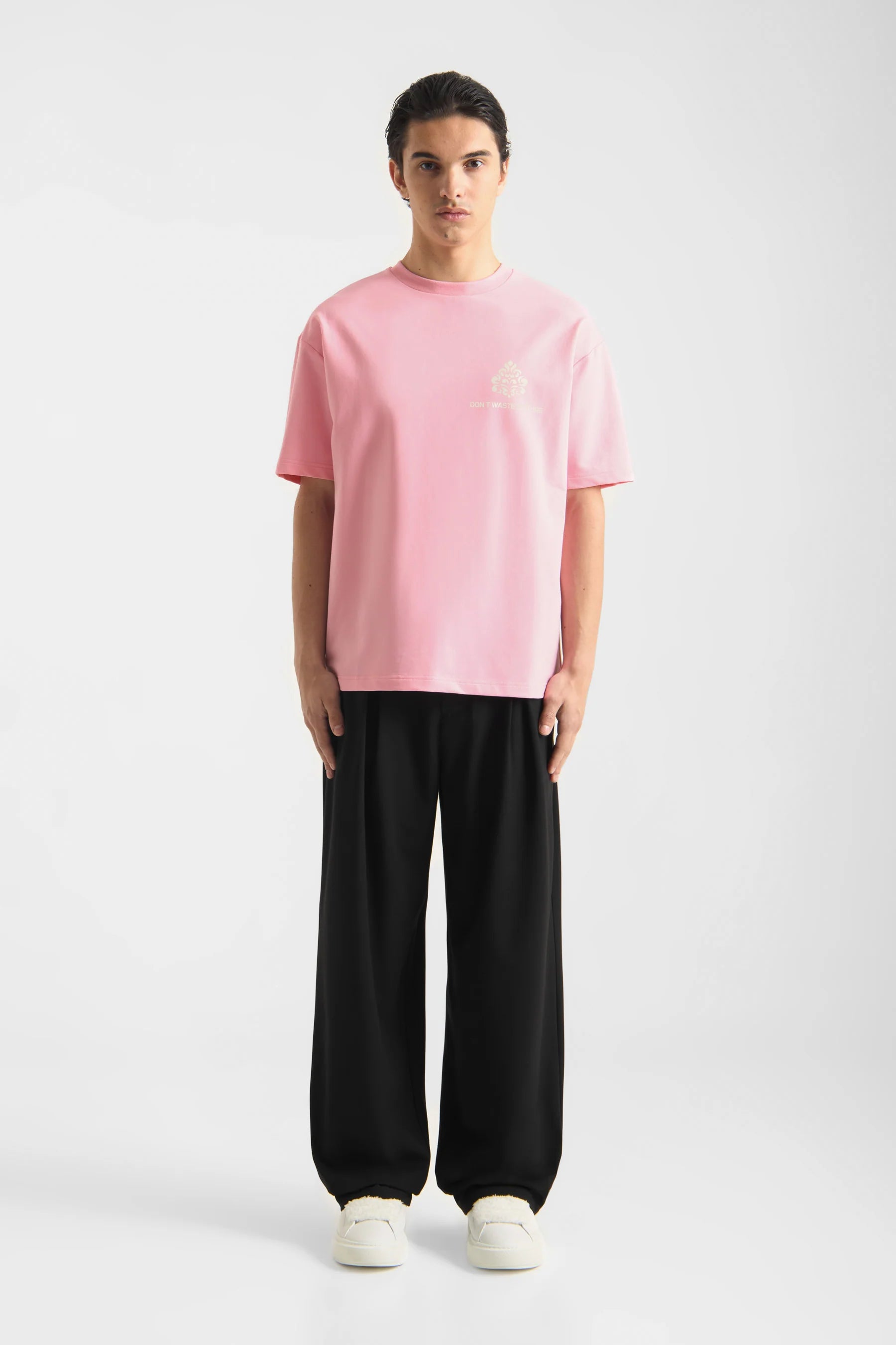 DON'T WASTE CULTURE AZEMARI T-SHIRT | Pink