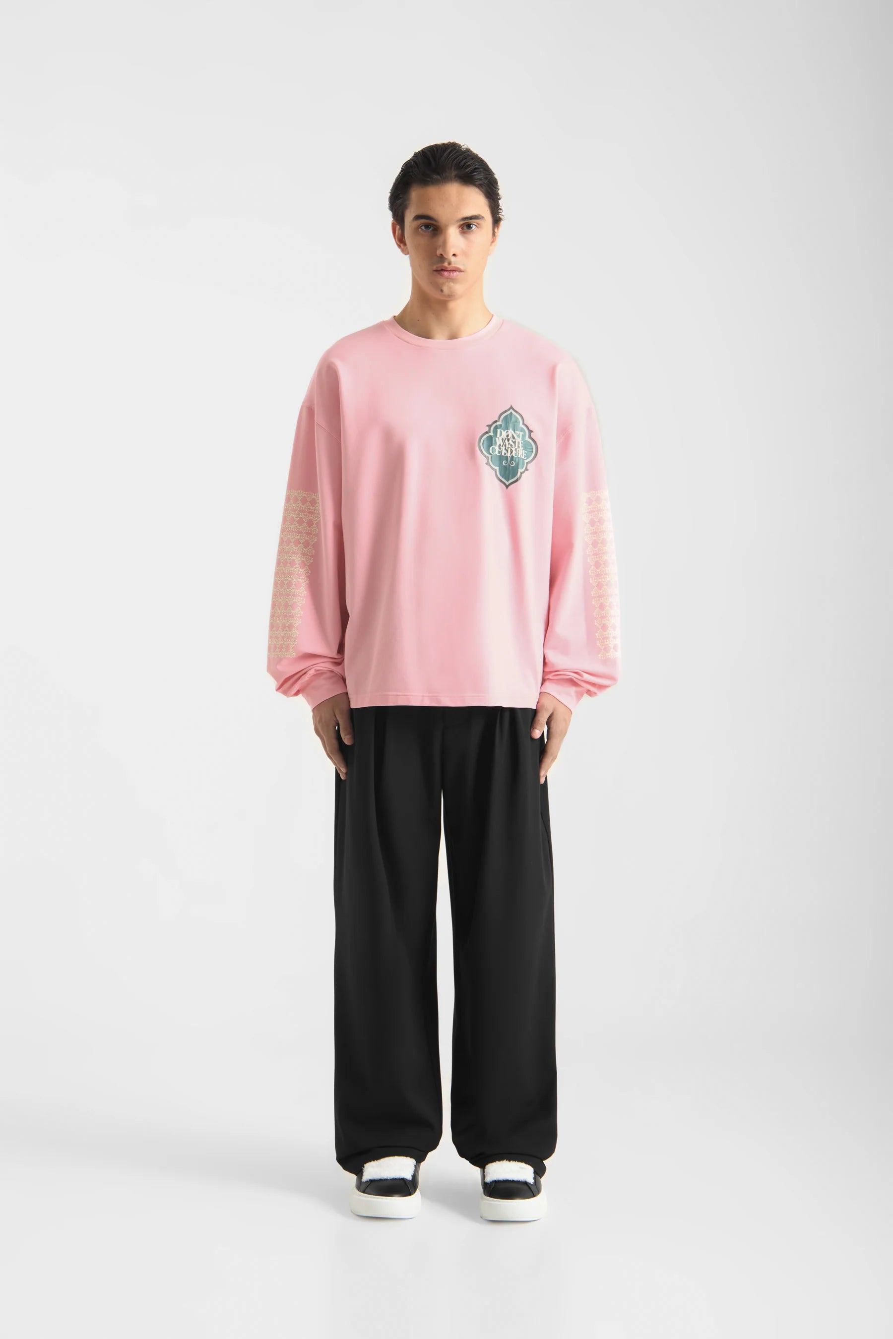 DON'T WASTE CULTURE HIMARIYU LONGSLEEVE | PINK