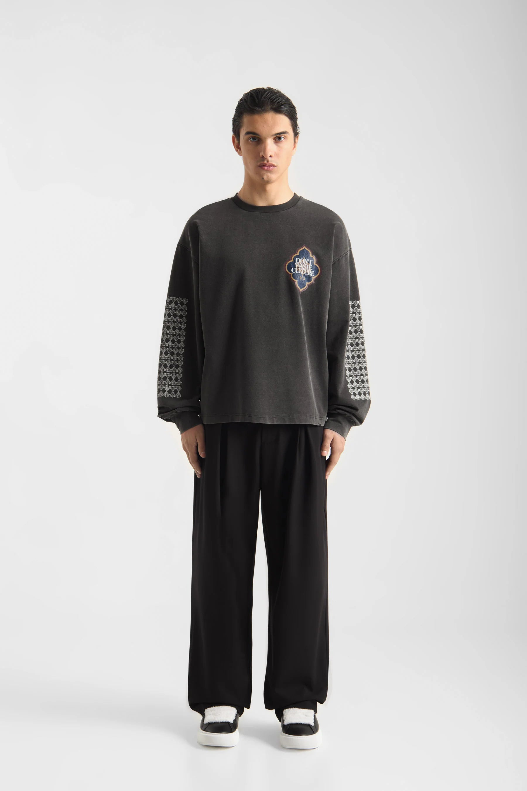 DON'T WASTE CULTURE HIMARIYU LONGSLEEVE | WASHED BLACK