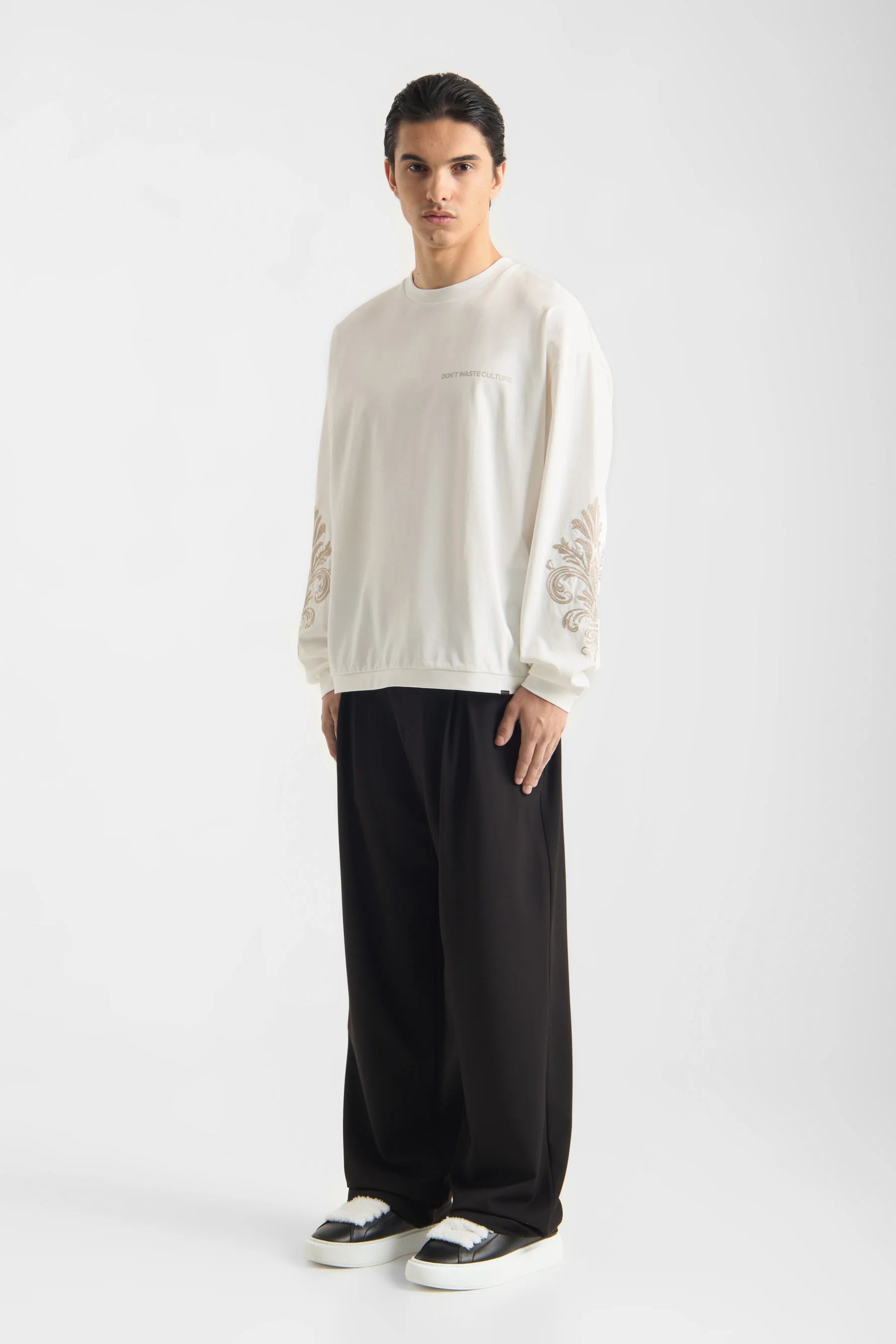 DON'T WASTE CULTURE YORIKA LONGSLEEVE | OFF-WHITE