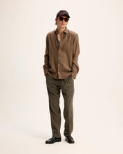 Afbeelding in Gallery-weergave laden, GOOD PEOPLE Storm Tencel Flanel Shirt Cognac