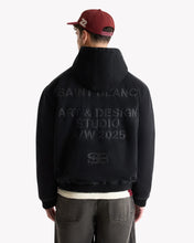 Afbeelding in Gallery-weergave laden, SAINT BLANC STUDIO DENIM BOMBER JACKET Black