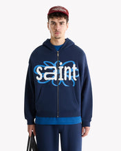 Afbeelding in Gallery-weergave laden, SAINT BLANC FLOWER PATCH ZIPPER Caviar Blue