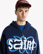 Afbeelding in Gallery-weergave laden, SAINT BLANC FLOWER PATCH ZIPPER Caviar Blue