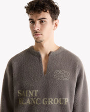 Afbeelding in Gallery-weergave laden, SAINT BLANC MINK CUT KNIT SWEATER Vulcan