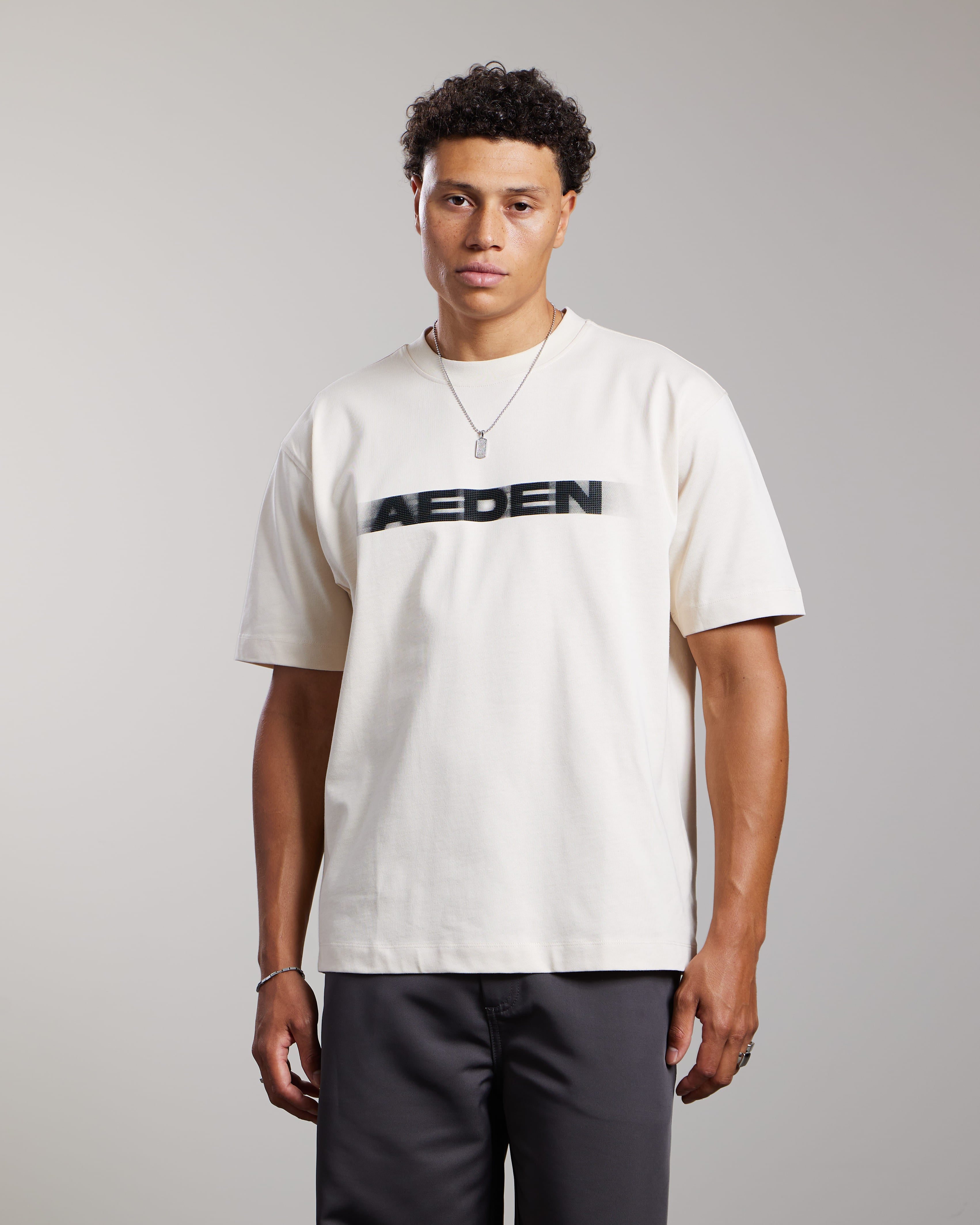 AEDEN SHADE TEE WHITE CAP GREY