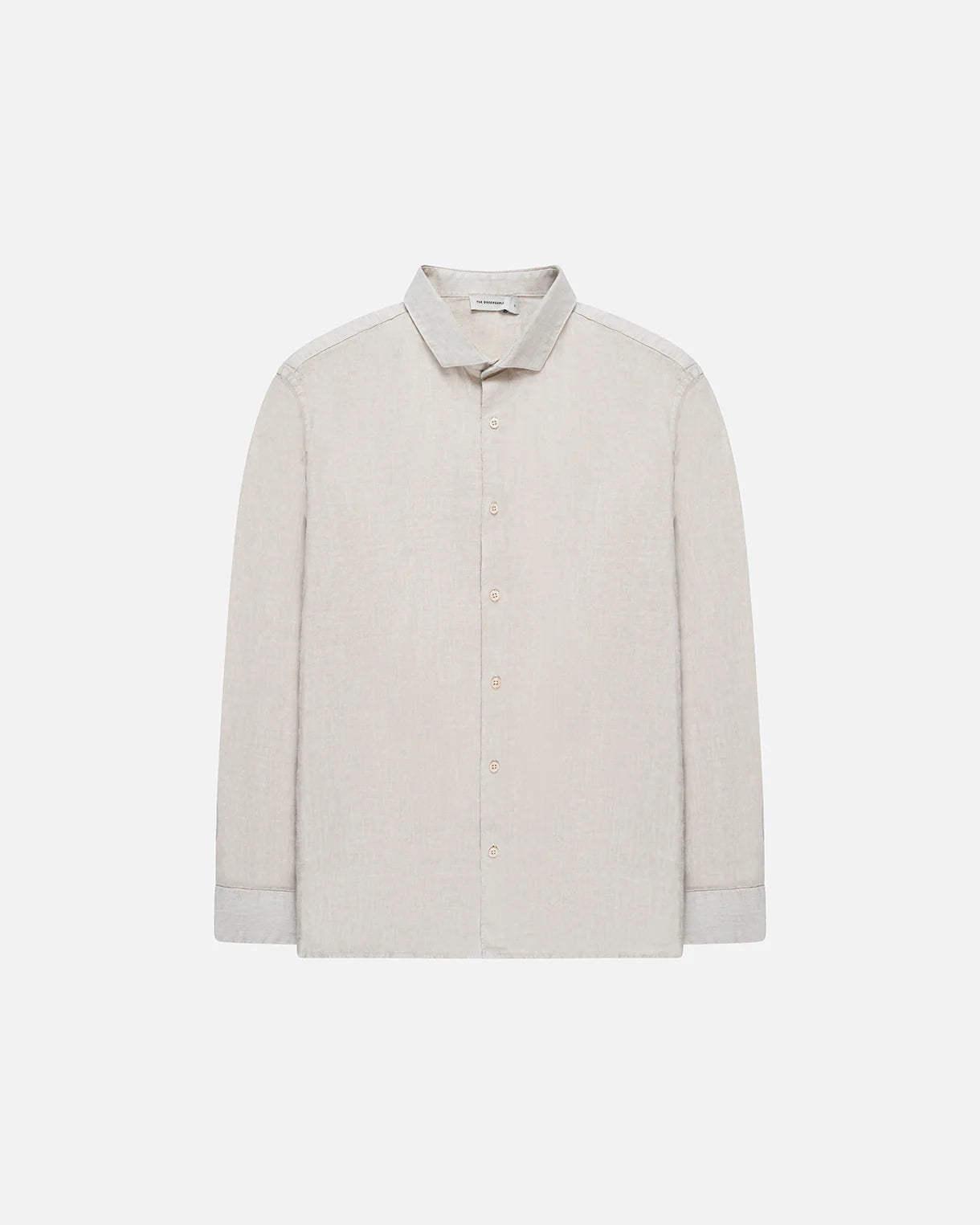 GOOD PEOPLE Soho Linen Garment Dye Shirt Sand