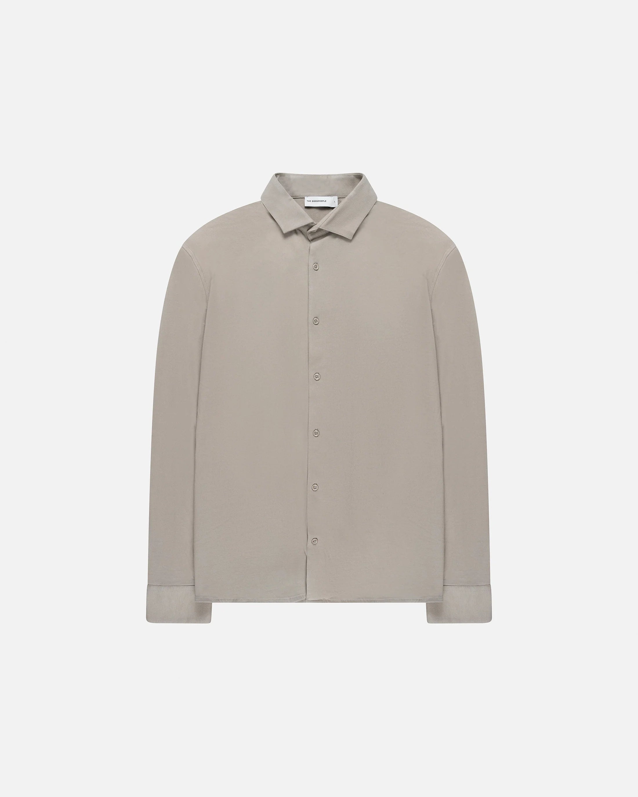 GOOD PEOPLE Soho Linen Garment Dye Shirt Earth