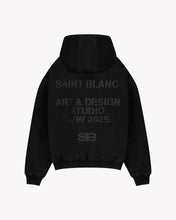 Afbeelding in Gallery-weergave laden, SAINT BLANC STUDIO DENIM BOMBER JACKET Black